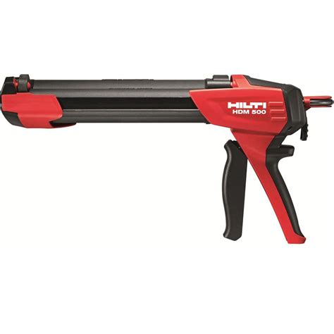 The handle and trigger of the cartridge <b>gun</b> are made of ergonomics plastic, which is comfortable for a long time use. . Hilti caulk gun